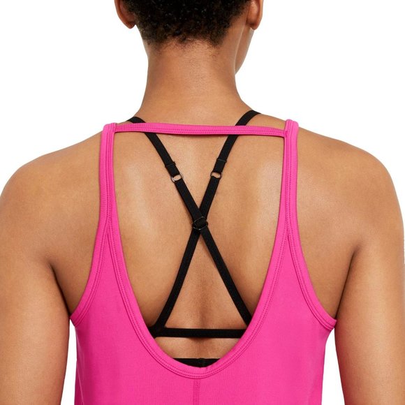 Nike Women's‎ Get Fit Training Tank Top Size XS Fireberry Pink NWT dri-fit - Picture 2 of 3
